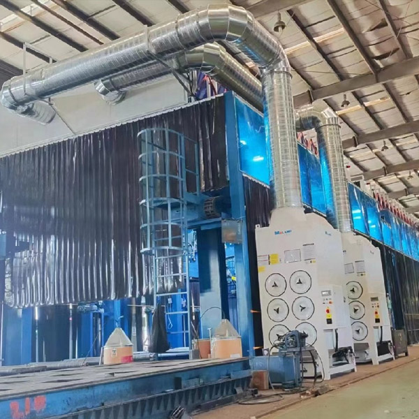 某重型卡車車間自動焊接集中除塵項目